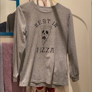 Rest In Pizza Long Sleeve Shirt